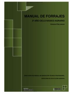 MANUAL DE FORRAJES - produccion animal