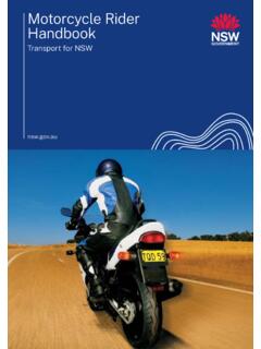 Motorcycle Riders' Handbook - Transport for NSW
