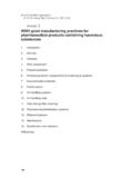 Annex 3 WHO good manufacturing practices for ...