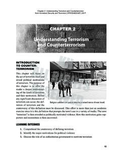 INTRODUCTION TO COUNTER- TERRORISM