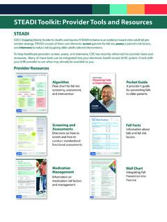 STEADI Toolkit: Provider Tools and Resources