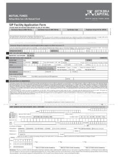 SIP Facility Application Form 210318 - Aditya Birla Capital