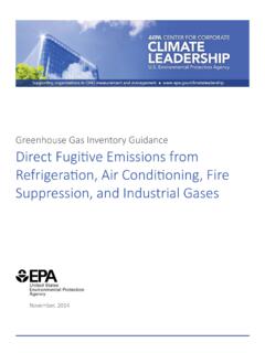 Greenhouse Gas Inventory Guidance: Fugitive Emissions