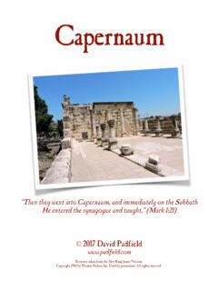 Capernaum, the City of Jesus - The Church Of Christ in ...