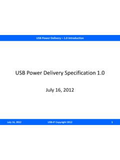 USB Power Delivery Specification 1