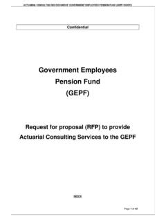 Government Employees Pension Fund (GEPF)