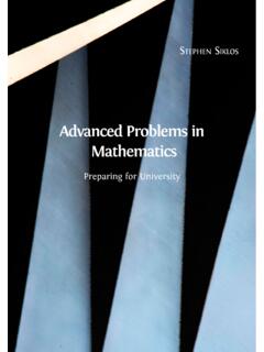 Advanced Problems in Mathematics - Colmanweb