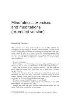 Mindfulness exercises and meditations (extended version)