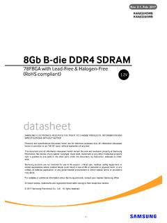 8Gb B-die DDR4 SDRAM