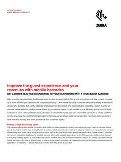 Improve the guest experience and your revenues with mobile ...