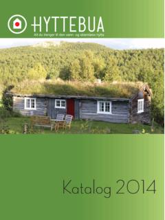 Katalog 2014 - hyttebua.no
