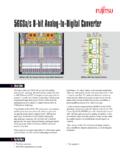 56GSa/s 8-bit Analog-to-Digital Converter - Fujitsu