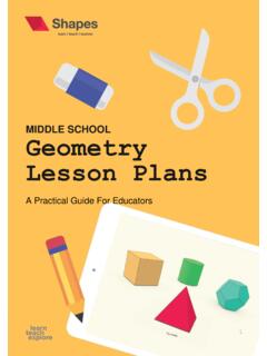 Geometry Lesson Plans - Shapes 3D Geometry Apps