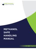 methanol safe handling manual