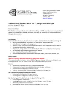 Administering System Center 2012 Configuration …