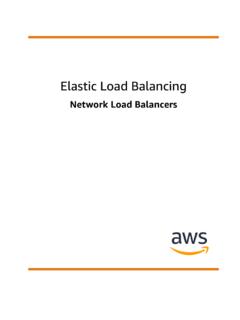 Elastic Load Balancing - AWS Documentation