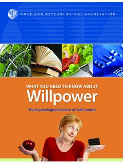 WHAT YOU NEED TO KNOW ABOUT Willpower