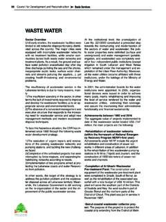 WASTE WATER - cdr.gov.lb