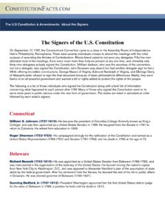 The Signers of the U.S. Constitution