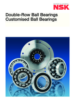 Double-Row Ball Bearings Customised Ball Bearings