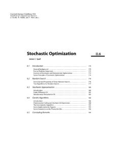 StochasticOptimization - Applied Physics Laboratory