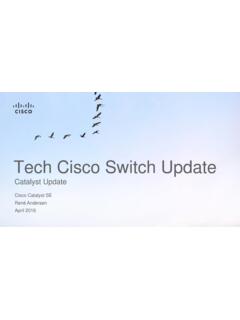 Tech Cisco Switch Update