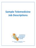 Sample Telemedicine Job Descriptions