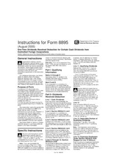 Instructions for Form 8895 - IRS tax forms