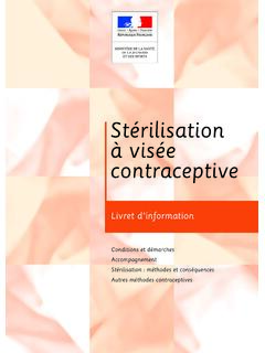 St&#233;rilisation &#224;vis&#233;e contraceptive