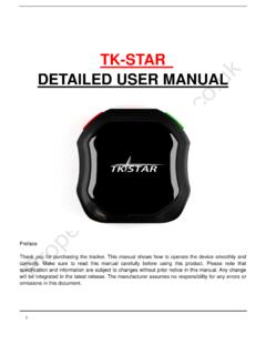 TK-STAR DETAILED USER MANUAL - Shopify
