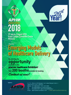 Theme: Emerging Models of Healthcare Delivery