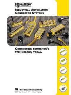 INDUSTRIAL AUTOMATION CONNECTOR SYSTEMS