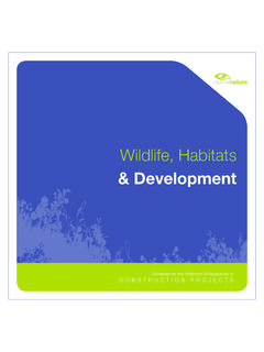 Wildlife, Habitats - Notice Nature