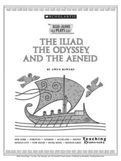 The Iliad, The Odyssey, - Kyrene School District