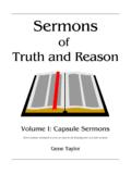 Truth And Reason, Volume 1 - Gene Taylor, Evangelist