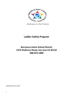 Ladder Safety Program - berryessa.k12.ca.us