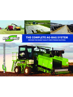FEED STORAGE SOLUTIONS - Ag-Bag Systems