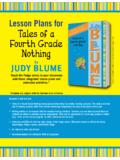 Lesson Plans for Tales of a Fourth Grade Nothing