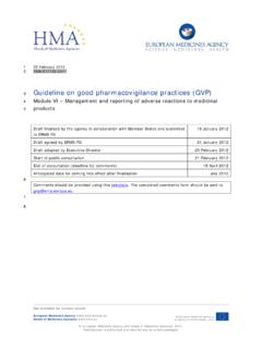 Guideline on good pharmacovigilance practices (GVP)