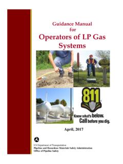 Guidance Manual for Operators of LP Gas Systems