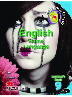 Solutions for All English Home Language Grade 9 ... - GIFS