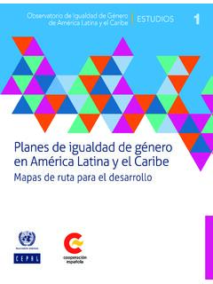 Planes de igualdad de g&#233;nero en Am&#233;rica Latina y el Caribe
