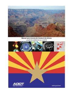 Manual para Licencia de Conducir de Arizona y GU&#205;A DE ...