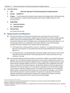 B. Requirements and Measures - NERC