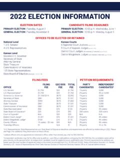 2022 ELECTION INFORMATION