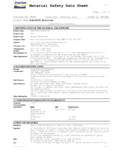 Material Safety Data Sheet - HerbiGuide - Home