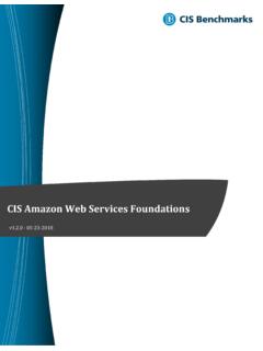 CIS Amazon Web Services Foundations Benchmark