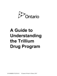 A Guide to Understanding the Trillium Drug Program