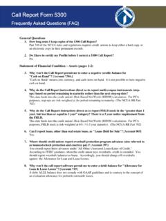 Frequently Asked Questions (FAQ) - NCUA …