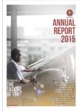 THE HOME OF FINE BEERS ANNUAL REPORT 2015